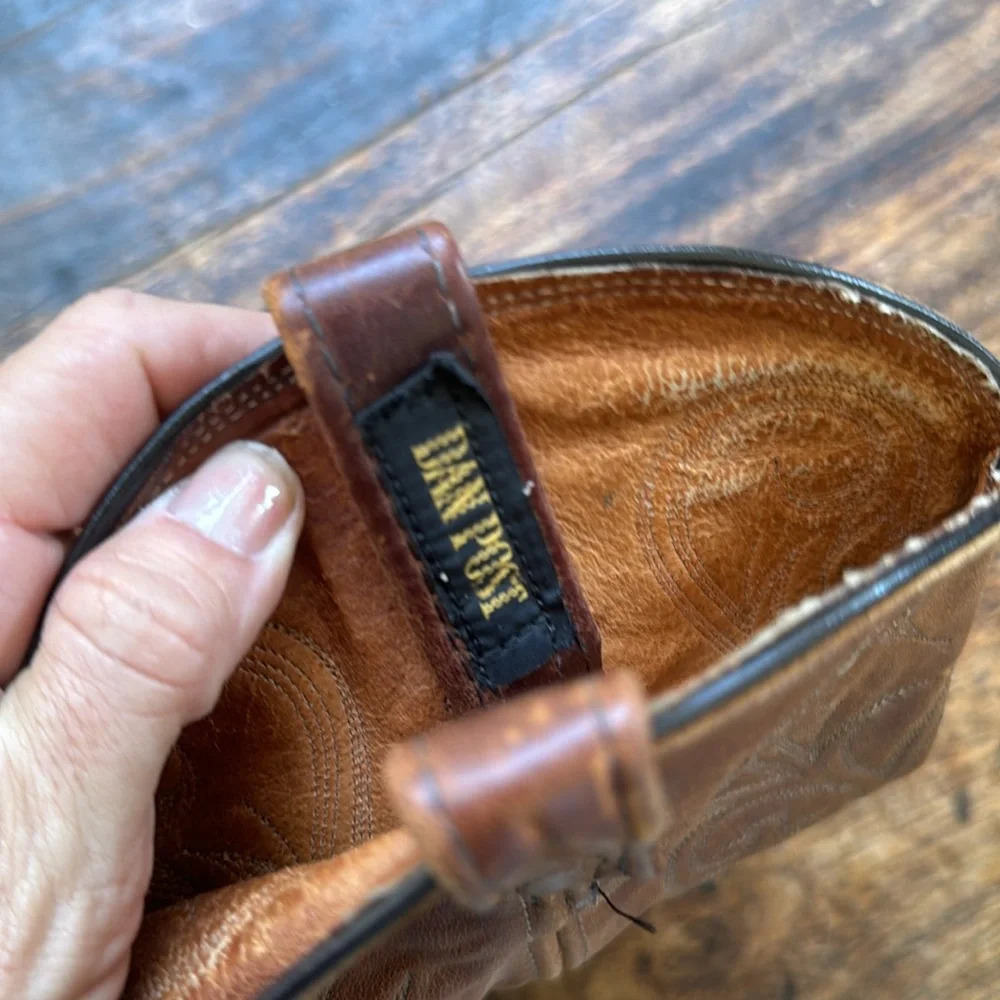 Dan Post leather Cowboy Boots size 10 - Picture 12 of 17